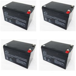 Pack de 4 Batterie 6-DZM-12 12V14Ah