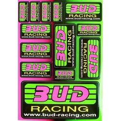 Planche autocolant - BUD Racing